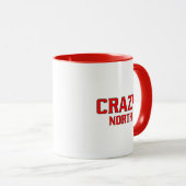 Crazy North Crveno Beli Crvena Zvezda  Tasse (VorderseiteRechts)