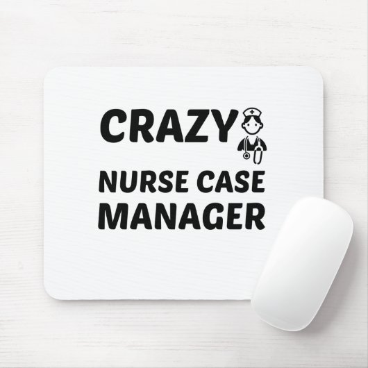 CRAZY NURSE CASE MANAGER MOUSEPAD (Mit Mouse)