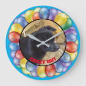 CRAZY NUT GROßE WANDUHR (Vorderseite)