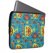 Crazy Ocean Creatures and Yellow Submarine Laptopschutzhülle (Vorne Rechts)