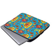 Crazy Ocean Creatures and Yellow Submarine Laptopschutzhülle (Vorne Knopf)