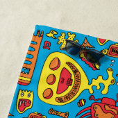 Crazy Ocean Creatures and Yellow Submarine  Strandtuch (Beispiel)