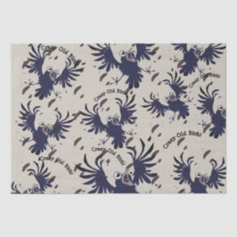 Crazy Old Birb Raven Seidenpapier