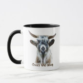 Crazy Old Goat Farm Animal Spaß Tasse (Links)