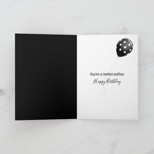 Crazy Old Lady Birthday Karte (Innenseite)