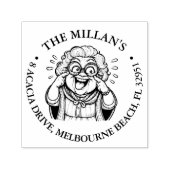 Crazy Oma Theme Permastempel (Design)