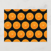 Crazy on Clementines - Black Postkarte (Vorderseite)