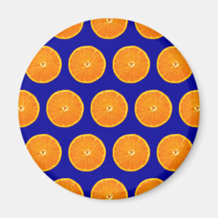 Crazy on Clementines - Blau Magnet