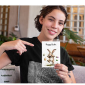 Crazy Ostersonne Feiertagskarte