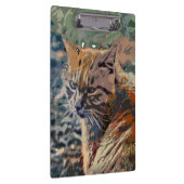 Crazy Paint - Katze 2 Klemmbrett (Rechts)