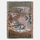 Crazy Paint - Tiger Decke (Vorderseite Vertikal)