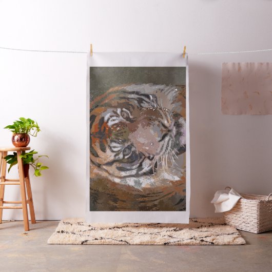 Crazy Paint - Tiger Stoff (Beispiel)