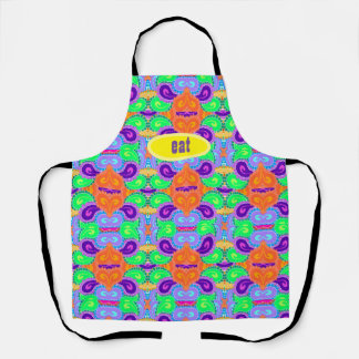 Crazy Paisley Fun Wild Design Schürze