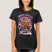 Crazy Pangolin Girl T-Shirt (Vorderseite)