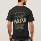 Crazy Papa T-Shirt (Rückseite)