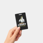 Crazy Parrot Lady Ausweis (Handheld)