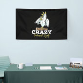 Crazy Parrot Lady Banner (Messeveranstaltung)