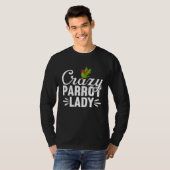 Crazy Parrot Lady Cherry headed Conure T-Shirt (Vorne ganz)