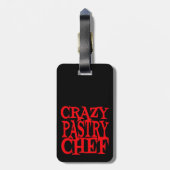 Crazy Pastry Koch Gepäckanhänger (Rückseite vertikal)