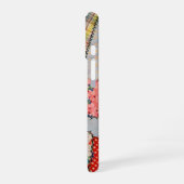 Crazy Patchwork Quilt mit Zigzag Stitching iPhone 16 Hülle (Linke Seite)