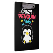 Crazy Penguin Lady Klemmbrett (Rechts)