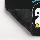 Crazy Penguin Lady Mousepad (Ecke)