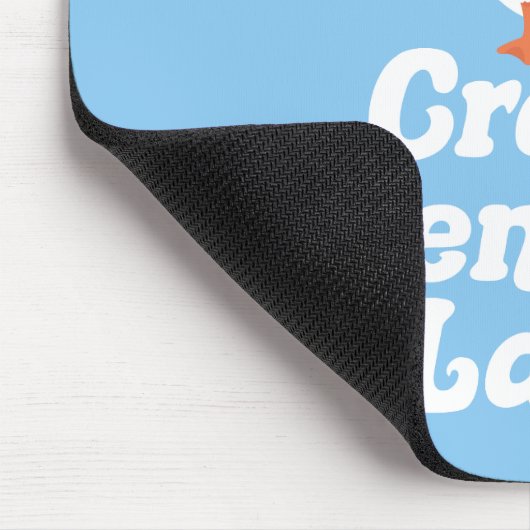 Crazy Penguin Lady Mousepad (Ecke)