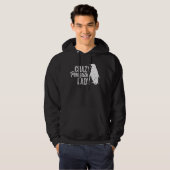 Crazy Penguin Lady Penguin Penguin Hoodie (Vorne ganz)