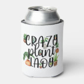 Crazy Pflanze Lady Can Cooler Dosenkühler (Kanne Vorderseite)