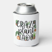 Crazy Pflanze Lady Can Cooler Dosenkühler (Kanne Rückseite)