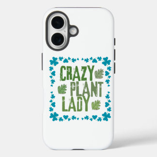 Crazy Pflanze Lady iPhone 16 Hülle