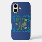 Crazy Pflanze Lady Case-Mate iPhone Hülle (Rückseite)