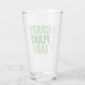 Crazy Pflanze Lady Glas (Rückseite)