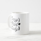 Crazy Pflanze Lady Kaffeetasse (Vorderseite Links)