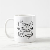 Crazy Pflanze Lady Kaffeetasse (Links)