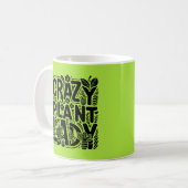 Crazy Pflanze Lady Kaffeetasse (Vorderseite Links)