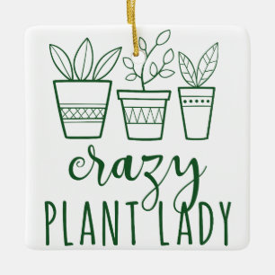 CRAZY PFLANZE LADY KERAMIKORNAMENT