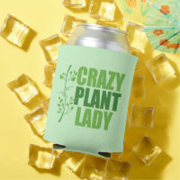 Crazy Pflanze Lady Niedlich Green Botanist