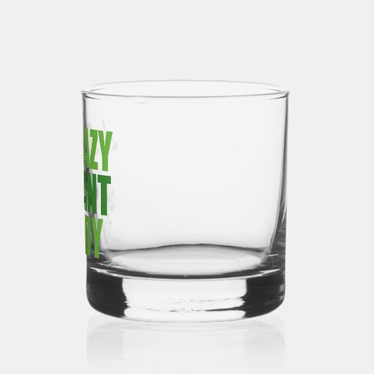 Crazy Pflanze Lady Niedlich Green Botanist Whiskyglas (Links)