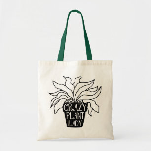 Crazy Pflanze Lady Potted Housepflanze Tragetasche