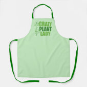Crazy Pflanze Lady Schürze (Vorderseite)