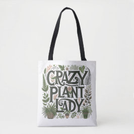 Crazy Pflanze Lady Tasche
