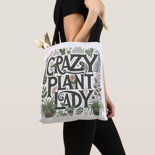 Crazy Pflanze Lady Tasche (Von Nahem)