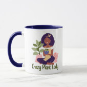Crazy Pflanze Lady Tasse (Links)