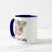 Crazy Pflanze Lady Tasse (Vorderseite Links)