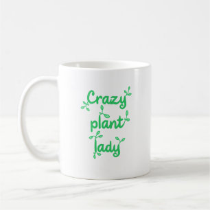 Crazy Pflanze Lady Tasse