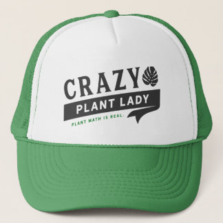 Crazy Pflanze Lady Trucker Hat Truckerkappe