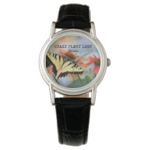 Crazy Pflanze Lady Watch