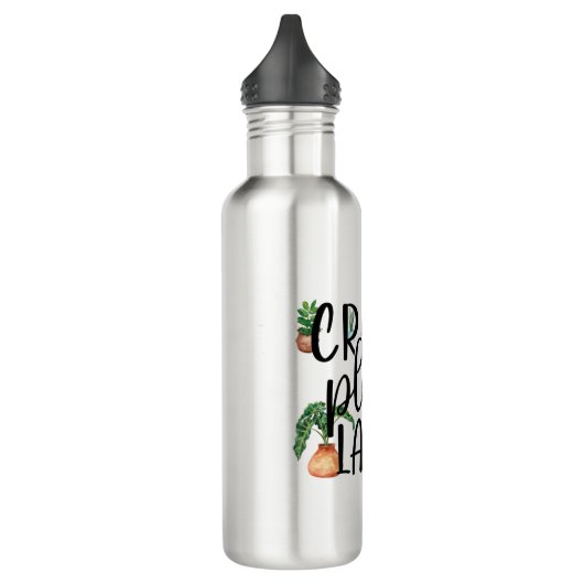 Crazy Pflanze Lady Water Flasche Stainless Steel Edelstahlflasche (Links)