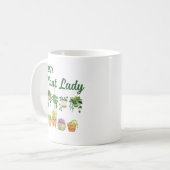 Crazy Pflanzen lady Kaffeetasse (Vorderseite Links)